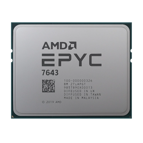 AMD EPYC 7643 48c/96t 2.3GHz-3.6GHz 225W (100-000000326) - Processors (CPUs)|AMD EPYC