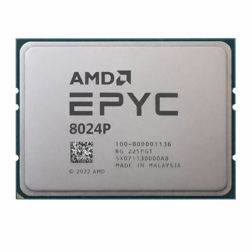 AMD EPYC 8024P 8c/16t 2.4GHz-3.0GHz 90W (100-000001136) - Processors (CPUs)|AMD EPYC