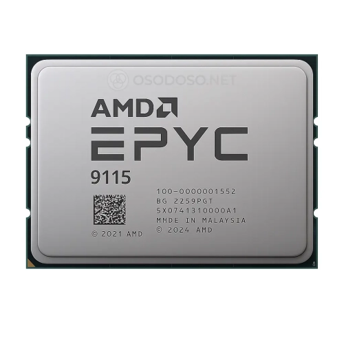 AMD EPYC 9115 16c/32t 2.6GHz-4.1GHz 125W (100-000001552) - Processors (CPUs)|AMD EPYC