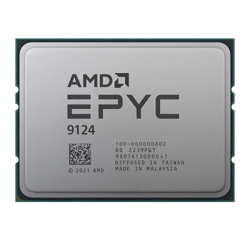 AMD EPYC 9124 16c/32t 3.0GHz-3.7GHz 200W (100-000000802) - Processors (CPUs)|AMD EPYC