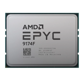 AMD EPYC 9174F 16c/32t 4.1GHz-4.4GHz 320W (100-000000796)