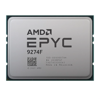 AMD EPYC 9274F 24c/48t 4.05GHz-4.3GHz 320W (100-000000794)