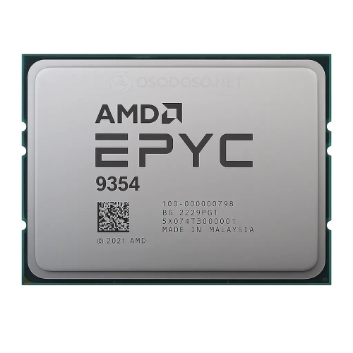 amd epyc 9354 32c/64t 3.25ghz 3.8ghz 280w (100 000000798)