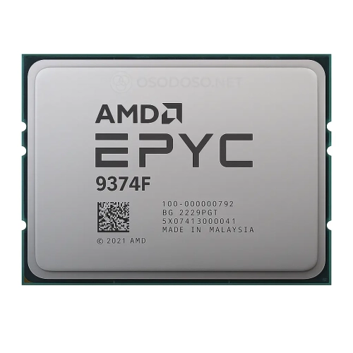 amd epyc 9374f 32c/64t 3.85ghz 4.3ghz 320w (100 000000792)