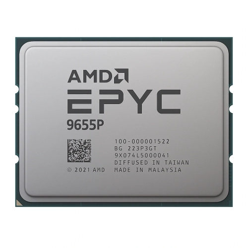 AMD EPYC 9655P 96c/192t 2.6GHz-4.5GHz 400W (100-000001522) - Processors (CPUs)|AMD EPYC