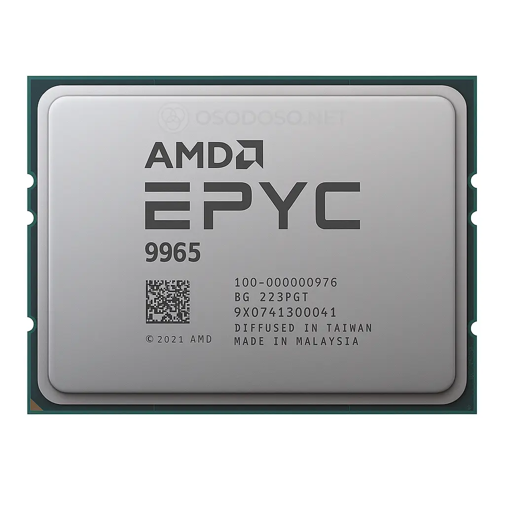 AMD EPYC 9965 192c/384t 2.25GHz-3.35GHz 500W (100-000000976)