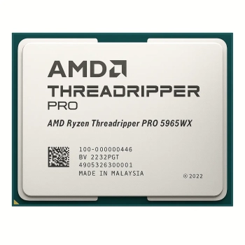 AMD Ryzen Threadripper PRO 5965WX 24c/48t 3.8GHz-4.5GHz 280W (100-000000446)