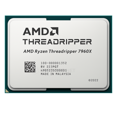 amd ryzen threadripper 7960x 24c/48t 4.2ghz 5.4ghz 350w (100 000001352)